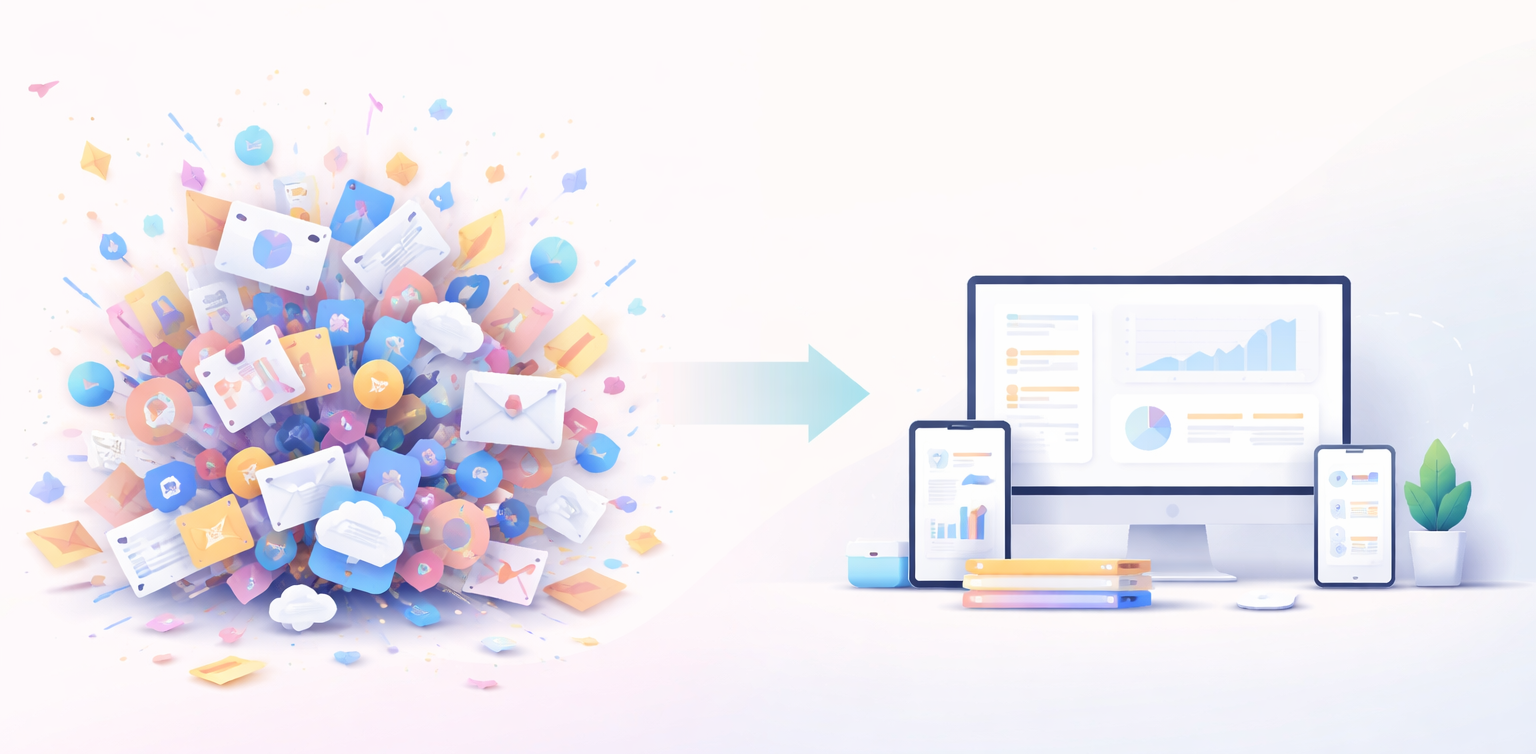 Transformación del caos digital en estructura clara mediante el método IAO