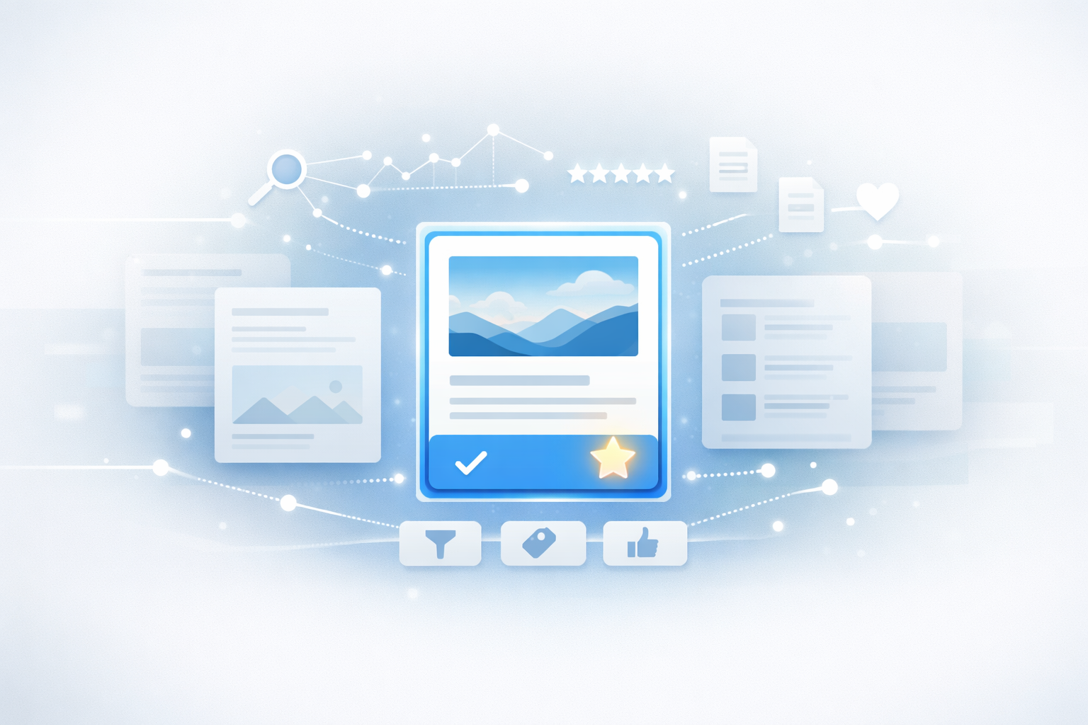 Selección y recomendación de contenido mediante inteligencia artificial en el método IAO